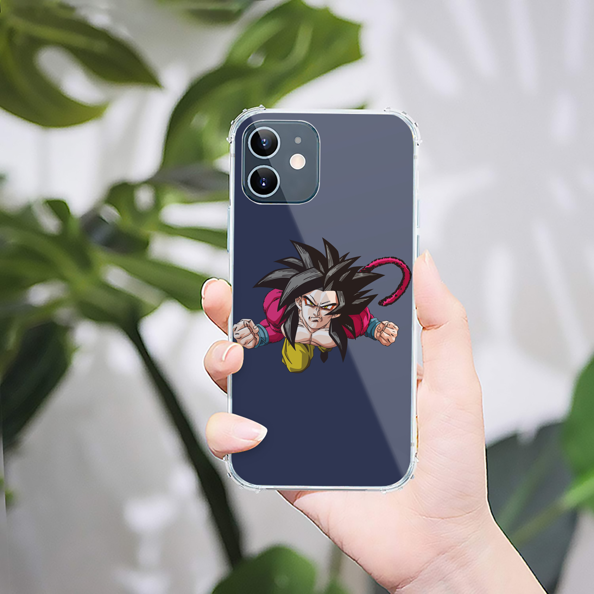 （画像用） ドラゴンボール 孫悟空（そん ごくう）Son Goku カカロット DRAGON BALL Kakarotto 【iPhone 12シリーズ対応】透明スマホケース（クリアソフトケース）